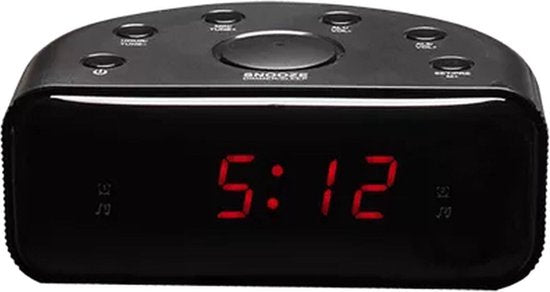 Denver - CR430 - Radiowecker - Schlummer-/Schlaffunktion - Digitaler Wecker - FM-Radio - Schwarz