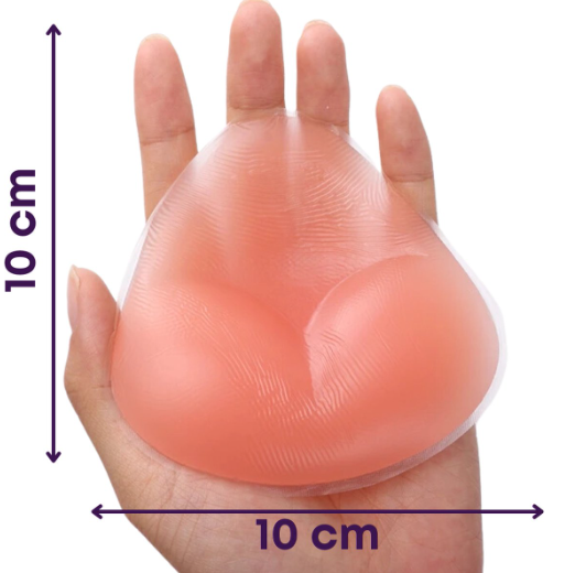 Shapetape Silikon-Push-up-Pads – Transparente, wasserfeste BH-Einlagen und Bikini-Pads – 2 Stück