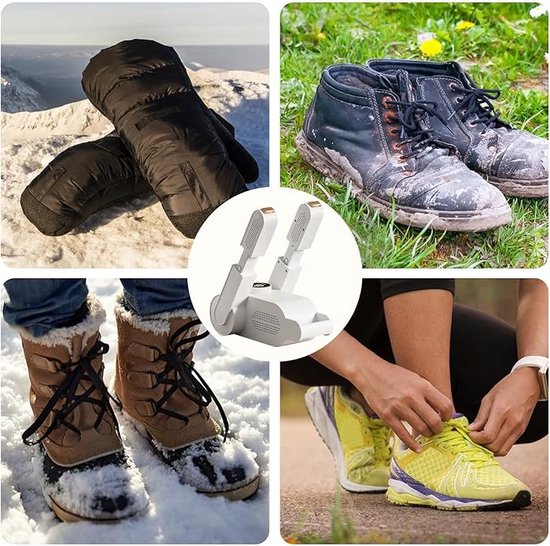 FUEGOBIRD – Schuhtrockner – Mit Timer – Ozon-/Trocknungsfunktion – Einstellbare Laufzeit – Konstante Temperatur von 48 °C – Schuhtrockner – UV-Lampe + Aktivkohle – Doppelte antibakterielle Wirkung – Neues Upgrade im Jahr 2026