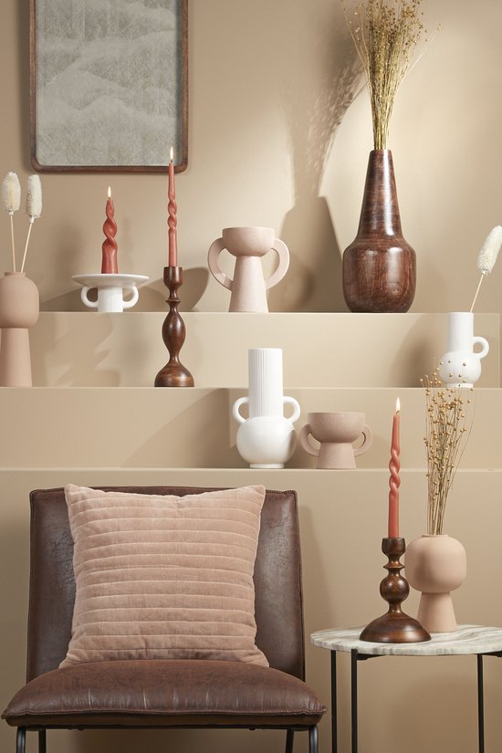 In The Mood Collection Balboa Dekoratives Kissen - L45 x B45 cm - Beige