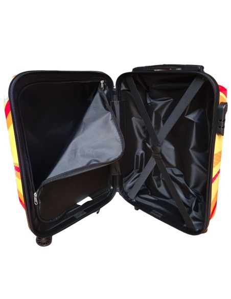 Suiteble - Handgepäckkoffer - Inkl. Packgurte & Zahlenschloss - 28 Liter - 54 x 33,5 x 21,5 cm - Gelb
