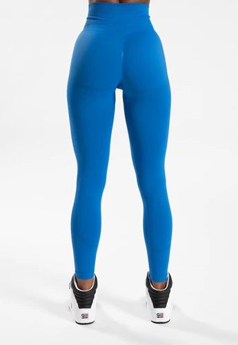 Gorilla Wear Olivia nahtlose Legging - M/L - Blau