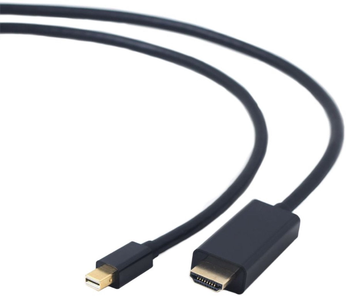 Gembird Mini-DisplayPort-zu-HDMI-Kabel – 1,8 Meter – 4K-Unterstützung – Schwarz