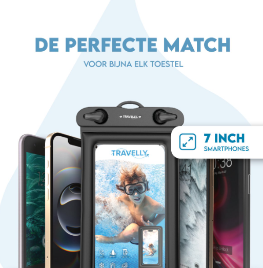Travelly wasserdichte Handyhüllen – 2er-Set