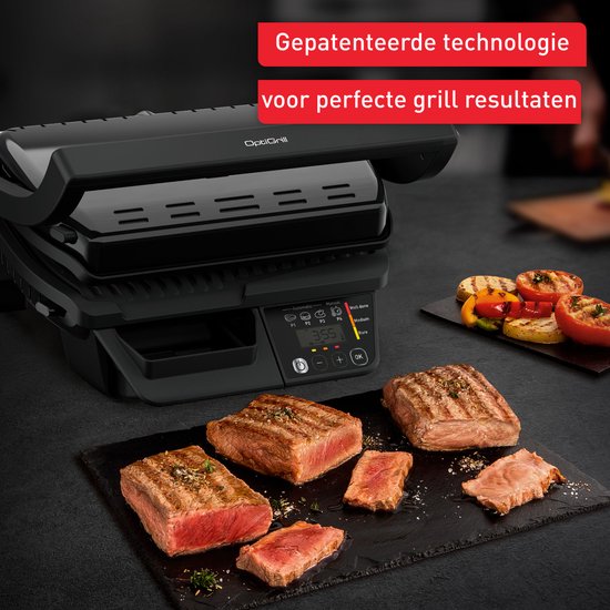 Tefal OptiGrill – GC7P08 – Intelligenter Grill – Schwarz