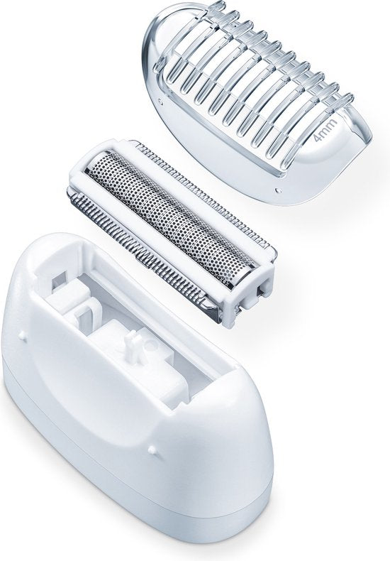 Beurer HL 76 SatinSkin Epilierer - Rasierer - 2-in-1 - Nass- und Trockenrasur - 2 Aufsätze - 2 Scherköpfe - 42 Pinzetten - LED-Licht - 2 Geschwindigkeitsstufen - Inkl. umfangreichem Zubehör inklusive Ladekabel