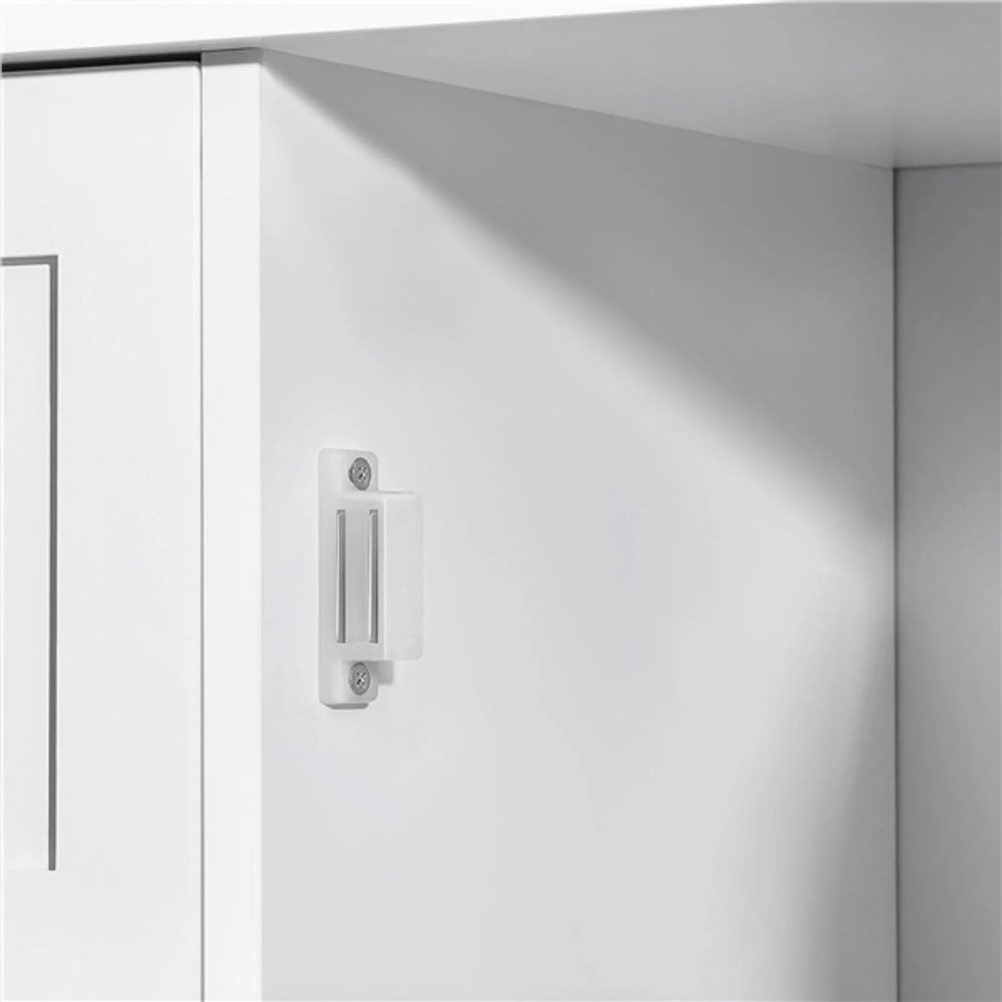 Yaheetech Badezimmerschrank Weiß - Verfügt über 3 Schubladen und Schrank mit verstellbarem Regal und offener Lagerung - Für Wohnzimmer und Schlafzimmer - Weiß Mdf und Metall - 55,5 x 29,5 x 86,5 cm