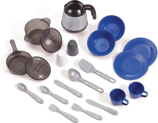 Step2 Cozy Play Kitchen - Herd, Backofen und Kühlschrank - Inkl. 21-teiligem Zubehörset