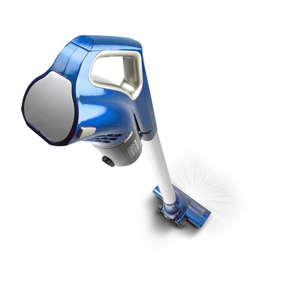 TurboTronic VS180 Kabelloser Stabstaubsauger mit Dustbuster - Blau