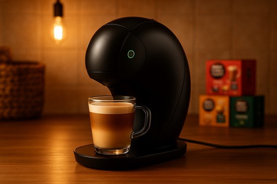 KRUPS NESCAFÉ – Dolce Gusto – YY5676 – NEO-Latte-Kaffeemaschine – Schwarz – Inkl. 6 Latte-Kaffee-Packungen – Limited Edition – Kaffeemaschine – Kaffeemaschinen
