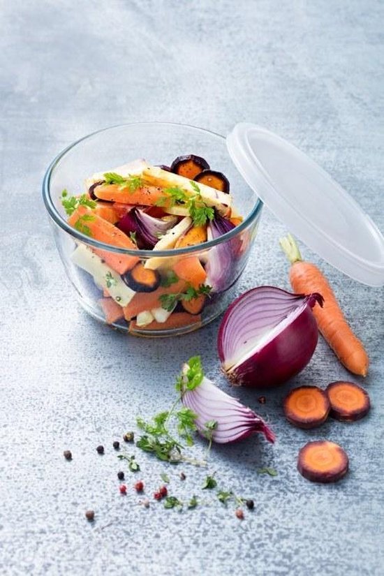 Cook & Freeze Auflaufform mit Deckel - 8-teiliges Set - Glas - Pyrex