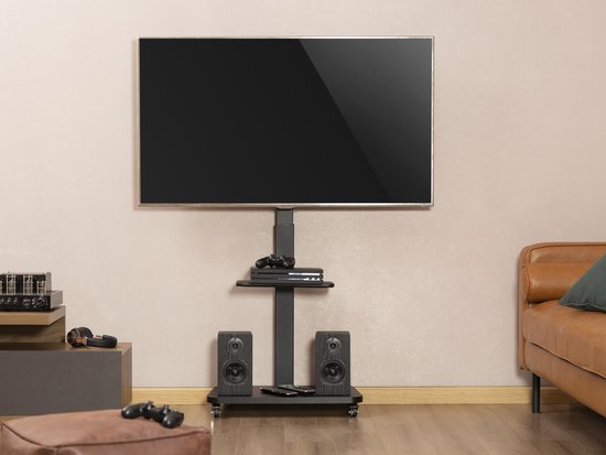 TV-Ständer auf Rädern - drehbar - 32-Zoll bis 65-Zoll