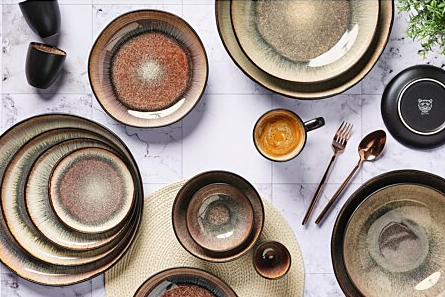 Björn The Essentials Geschirrset Stone - 18-teilig