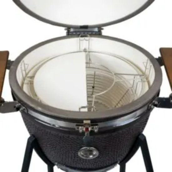 Grizzly Grills Kamado Elite XL – Grill – ø60 cm / ø24 Zoll – Schwarz – Komplett
