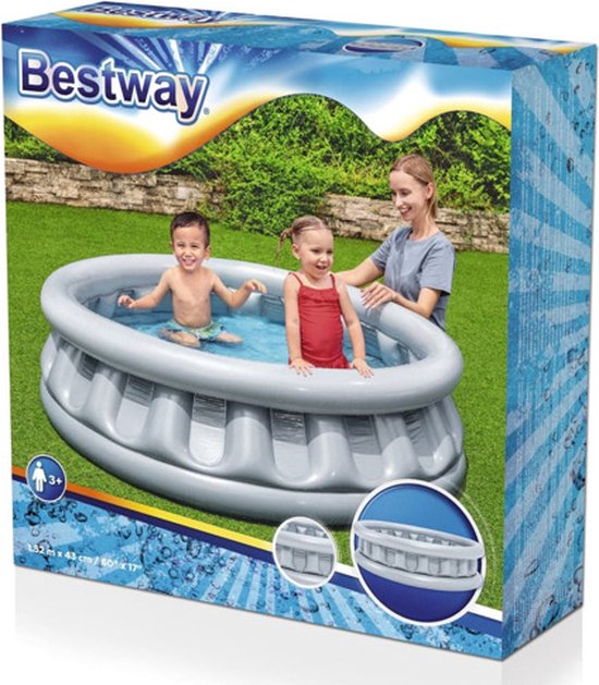 Bestway Aufblasbares Kinderplanschbecken „Raumschiff“ – 152 x 33 cm