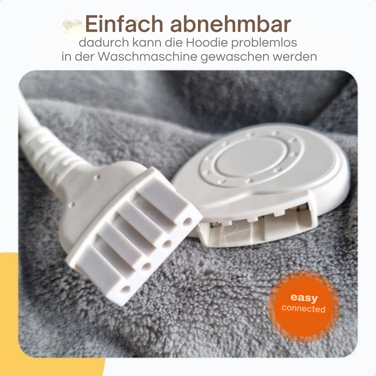 Goliving Elektrische Heizdecke mit Ärmeln – Kariertes Fleece – Große Kuscheldecke – Waschbar - Mit 9 Heizstufen und Timer – 195 × 125 cm – Grau