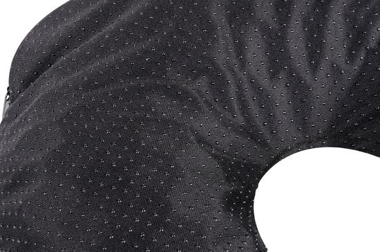 Vivamore Travel Pillow - Nackenkissen Flugzeug - Reisekissen mit kühlendem Gel - Schwarz