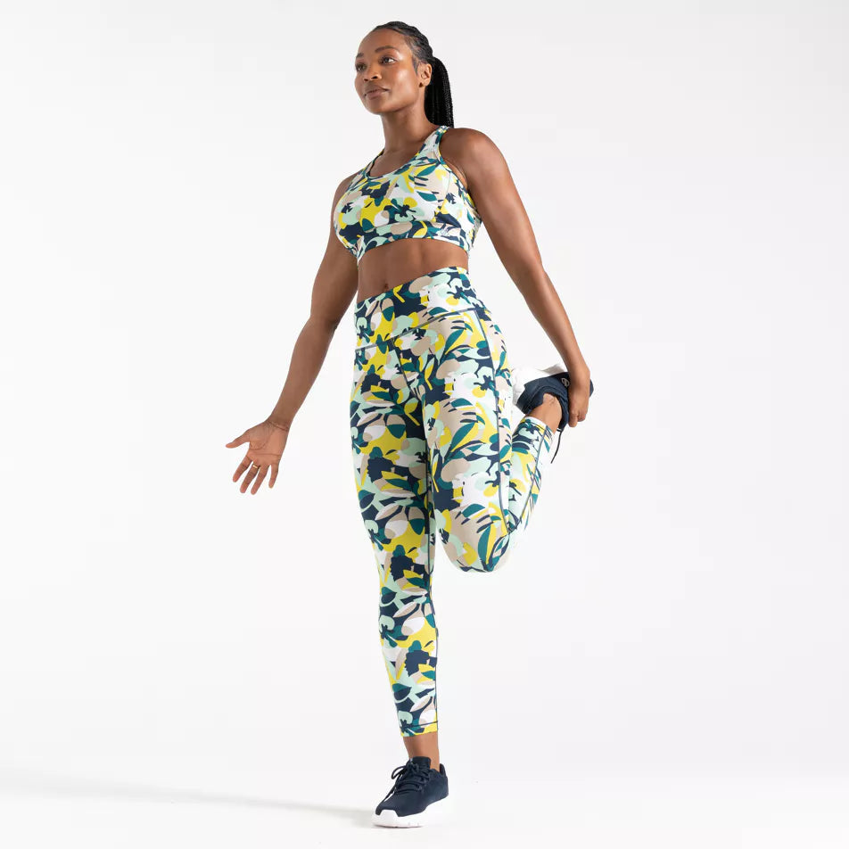 Dare2B Influential Leggings - Recycelt - Hockstabil - Schnelltrocknend - Schlüsseltasche - Reflektierend