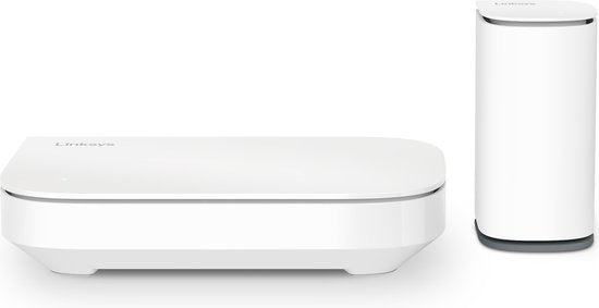 Linksys Velop Micro Mesh 6 - Router - WiFi 6 - Dualband - Mesh WiFi - 3000 Mbps - 2er-Pack - Weiß