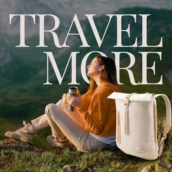 NOHRD Rolltop Rucksack mit Laptopfach - 20 bis 40 Liter - Laptoptasche 15.6 Zoll - Schulranzen - Laptoprucksack Damen & Herren