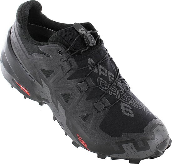 Salomon Speedcross 6 GTX – GORE-TEX – Trailrunning-Schuhe für Herren, Laufschuhe, Schwarz 417386, Größe: EU 46, UK 11
