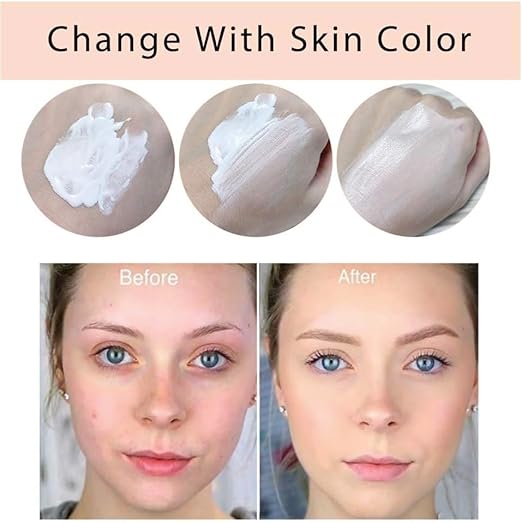 **TLM Foundation – farbverändernde Foundation – passt sich automatisch deinem Hautton an – leicht, feuchtigkeitsspendend und hypoallergen – 24-Stunden-Deckung – wasserfest – Ultra-HD-Make-up**