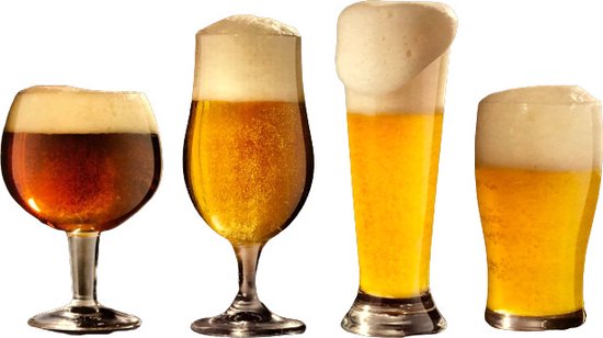 Biergläser-Set, 4er-Set
