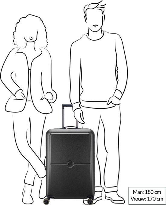 Delsey Turenne 2.0 - 70 cm Reisekoffer - Blau