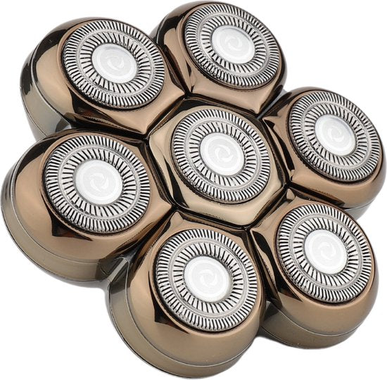 Sansbeauté® Scherkopf - Scherkopf - Magnetisch - Auswechselbar - 7 Klingen - MS-686 & MS-687 - Geeignet für alle Sansbeauté® SkullSharp PRO MAX