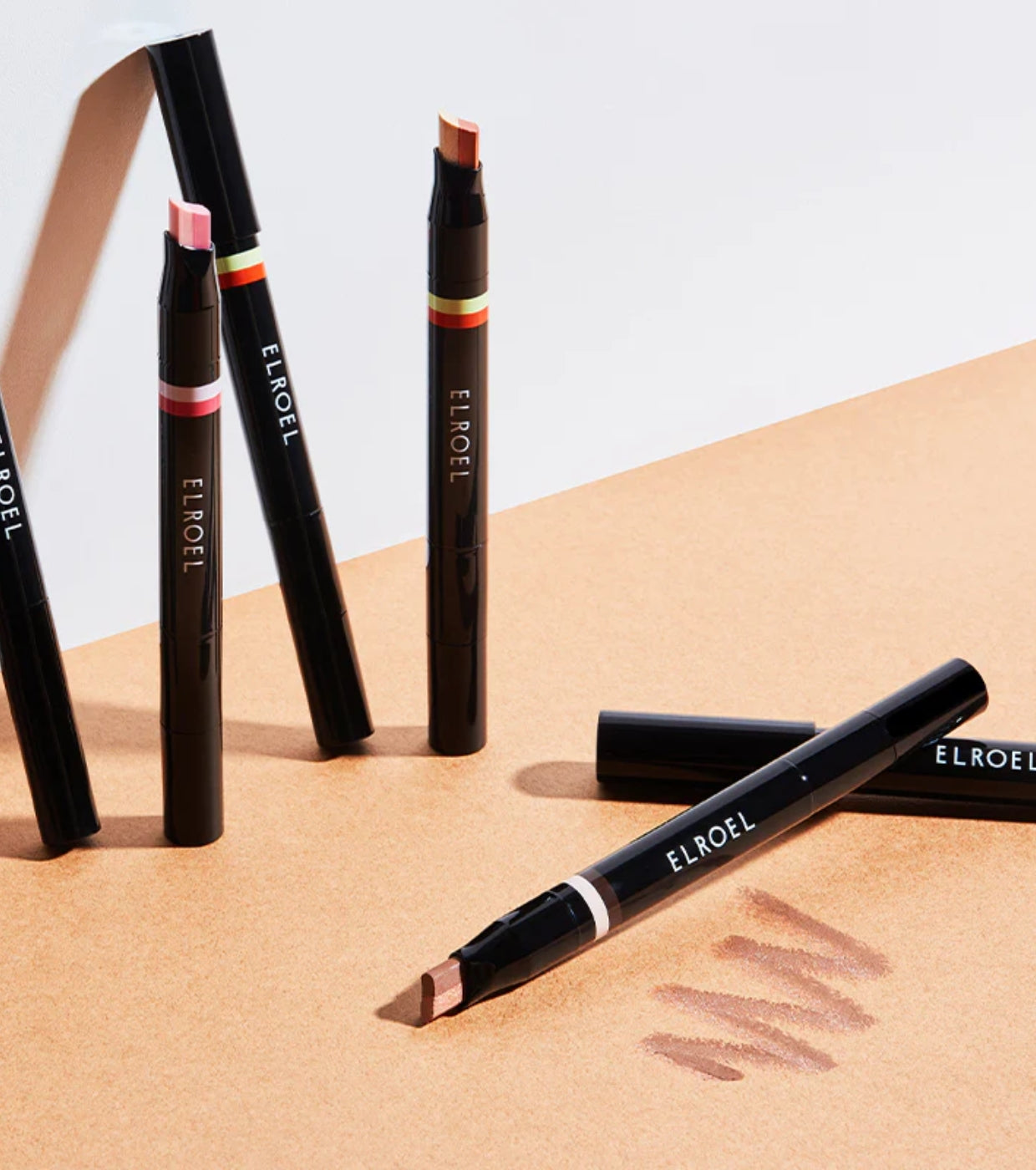 ELROEL Blanc Double Shadow Stick 08 Popping Candy - 2-in-1 Lidschattenstift - 1,4 g - Korean Beauty