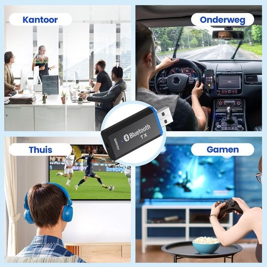 Garpex® Bluetooth-Empfänger - Bluetooth-Adapter - Bluetooth-Empfänger für Autoradio - Laptop - Hifi