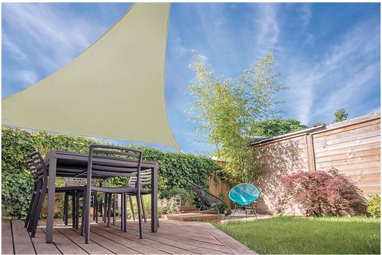 Ambiance Sonnenschutz-Tuch, dreieckig, 360 x 360 x 360 cm, sandfarben