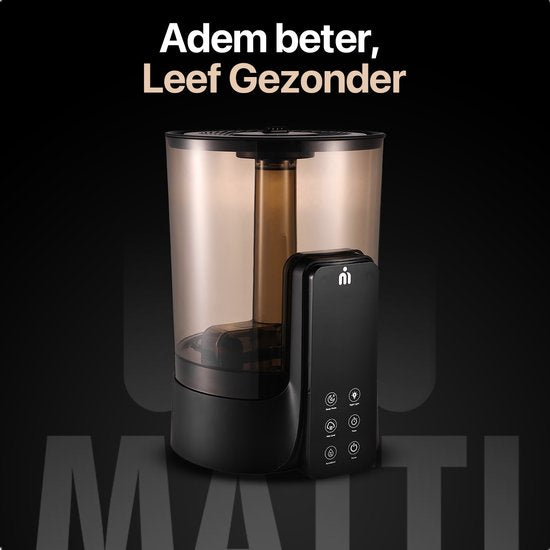 MATTI® - Luftbefeuchter - Luftbefeuchter 6L - Luftbefeuchter - Cool & Warm Mist - Ultraschall