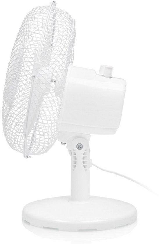 Tristar VE-5721 Tischventilator – Ø 23 cm – Weiß – 2 Geschwindigkeitsstufen – Rotationsfunktion