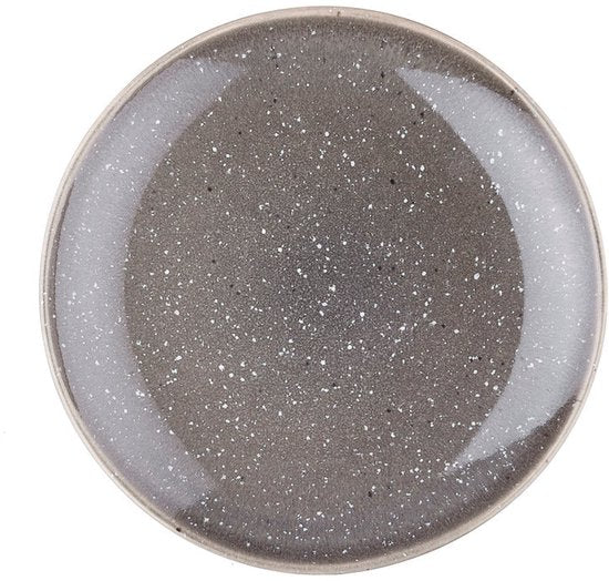 Teller STELLAR Ø22cm - 6 Stück - Betongrau