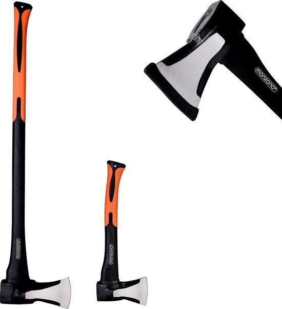 DBA 2er Set Äxte - Axt und Spaltaxt - Kohlenstoffstahl