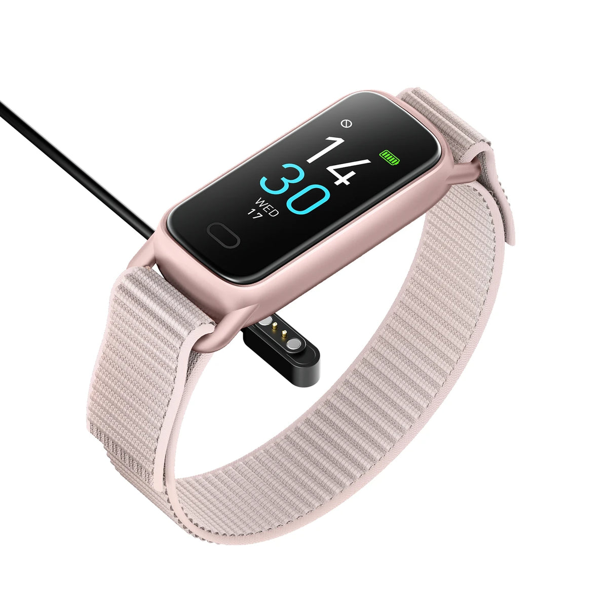FITTEK GTL1 Smartwatch – Magnetisches Laden – Rosa