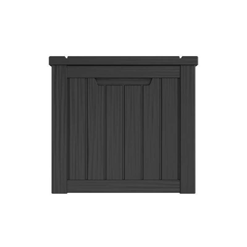 LifeGoods - Aufbewahrungsbox Cushion Box M - 142 x 67 x 60 cm - Mit 450 Liter Fassungsvermögen und Luxus-Gasfeder und integrierten Griffen - Für Lounge-Set und Gartengeräte - Schwarzer Kunststoff