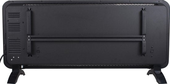 FlinQ Smart Panel Heater - Mit WiFi - Heizpaneel - Konvektorheizung - Tragbar - 2000W - Schwarz