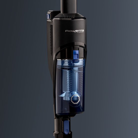Rowenta X Combo 2in1 GZ3038 – Standstaubsauger – Trocken- und Nassreinigung – Schwarz/Blau