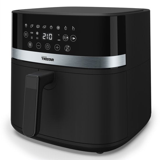 Tristar Airfryer FR-9418 – 8 l – Großes Fassungsvermögen XXL – PFAS-frei – 7 Programme – Warmhaltefunktion – 2000 Watt