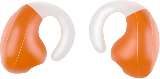 Grundig kabellose Bluetooth-Ohrhörer – kabellose Ohrhörer mit LED-Display und Ladecase – In-Ear-Ohrhörer mit OWS-Technologie und USB-C-Ladegerät – Orange