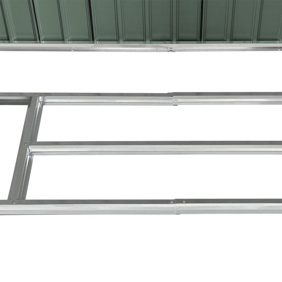 Metall-Gartenhaus - Größe M - Dunkelgrün