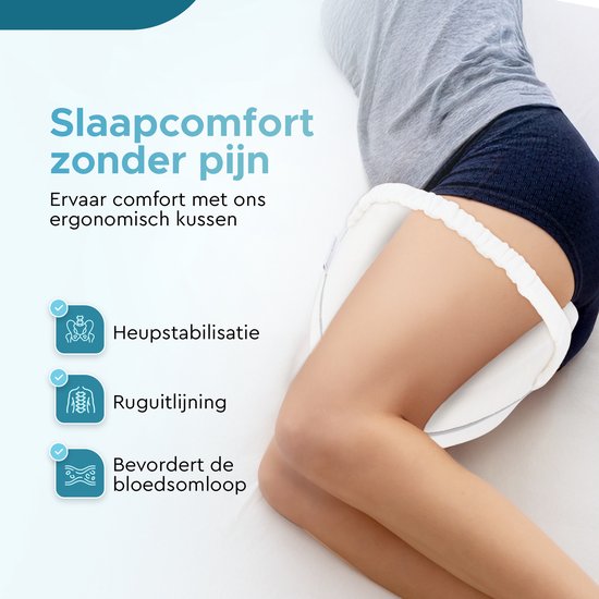 Urban State Orthopädisches Kniekissen - Ergonomisches Beinkissen - Haltungskorrektur - Seitenschläferkissen