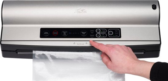 Solis Vac Prestige Maxi 5706 Vakuumierer - Vakuumierer inklusive Vakuumbeutel und Folie - Vakuumiergerät mit Marinatorfunktion und Schlauchanschluss - Extra groß