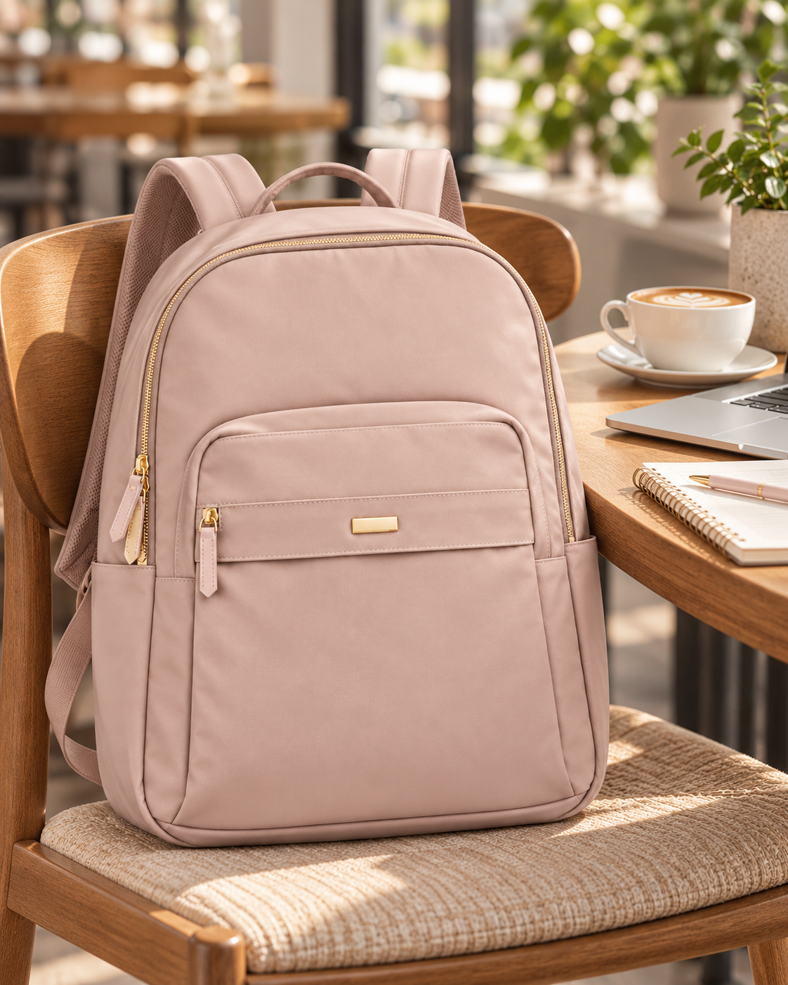 Blush Everyday Rucksack Hellrosa – Stilvoller Rucksack für jeden Tag