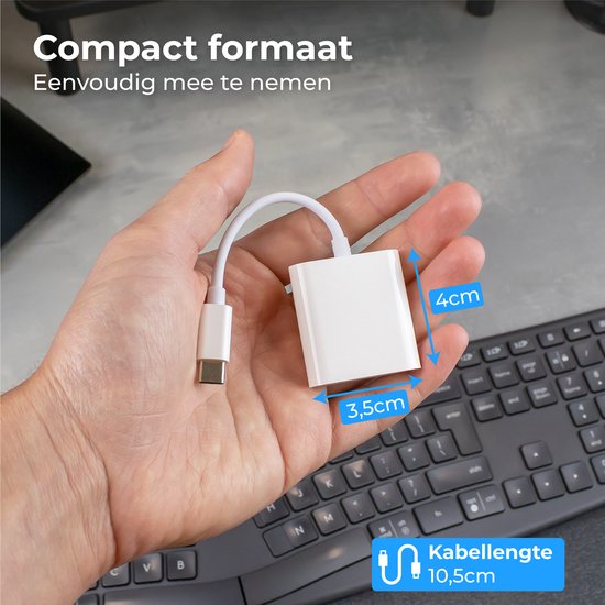 Nuvance - SD Kartenleser - SD Kartenleser USB C - Kartenleser - Lightning Adapter - Speicherkartenleser - Micro SD Adaper - SD Kartenleser - Kartenleser - Micro SD Kartenleser