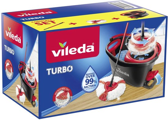 Vileda Turbo Mopp-Set – Pedalsystem – 6 l