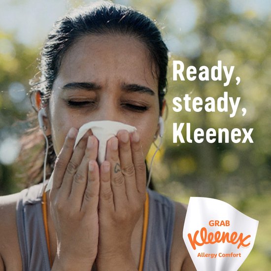 Kleenex Tissues - Allergy Comfort - Vorteilspackung - 12 x 56 Stück = 672 Tissues