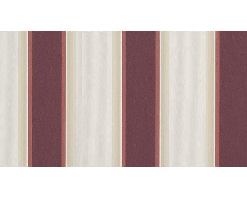 Soluna Markise Sunette Simply Good – Anthrazit-Rahmen – Muster 323 Streifen – 400 x 300 cm – manuelle Bedienung links – Halbkassette